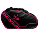 Paletero de pádel Dunlop Intro negro y rosa Paletero de pádel Dunlop Intro negro y rosa
