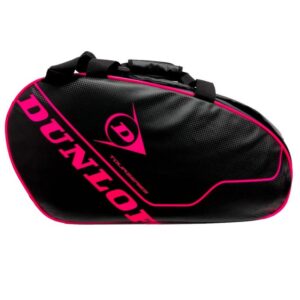 Paletero de pádel Dunlop Intro negro y rosa
