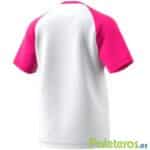 Espalda Camiseta Adidas Club Rosa-Blanca Espalda Camiseta Adidas Club Rosa-Blanca