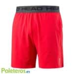 Pantalon Corto Head Performance Rojo