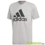 Camiseta Adidas Gris Algodon Camiseta Adidas Gris Algodon
