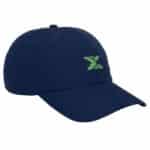 Gorra Nox Azul Logo Verde