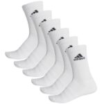Calcetines Adidas Largos Blancos - Pack 6