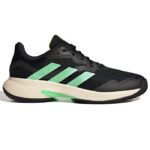 Zapatillas Adidas Courtjam Control negra-verde 2022