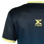 Camiseta Nox Pro Azul-Lima Detalle