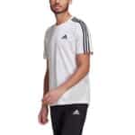 Camiseta Adidas 3 bandas blanca 2021
