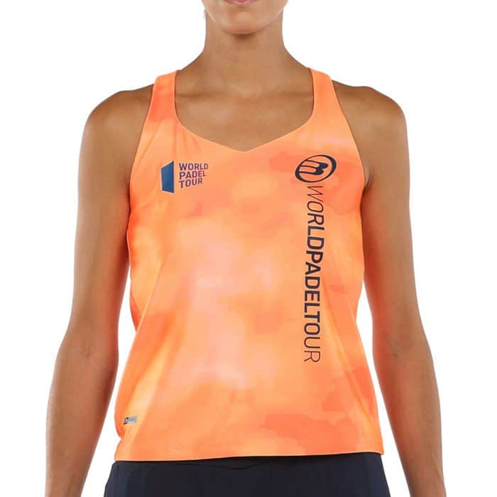 Camiseta de tirantes Bullpadel Yari naranja Camiseta de tirantes Bullpadel Yari naranja