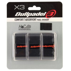 blister bullpadel overgrips negros perforados