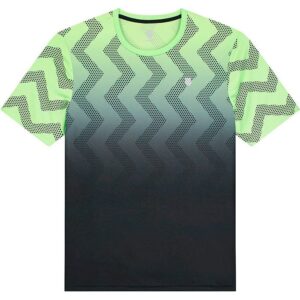 camiseta kswiss hyperocurt print verde degradado