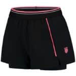 Short negro y rosa mujer K-Swiss