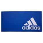 toalla adidas grande azul entera