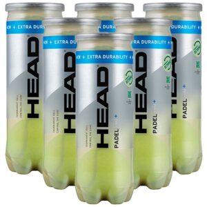 6 Botes de pelotas HEAD Padel PRO+