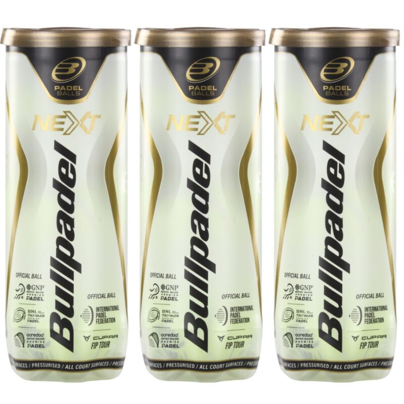 Tripack Pelotas Bullpadel Next