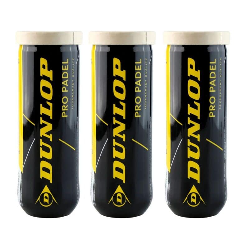 Pelotas de pádel Dunlop Pro Tripack Pelotas de pádel Dunlop Pro Tripack