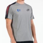 Camiseta Bullpadel Robine gris medio vigoré