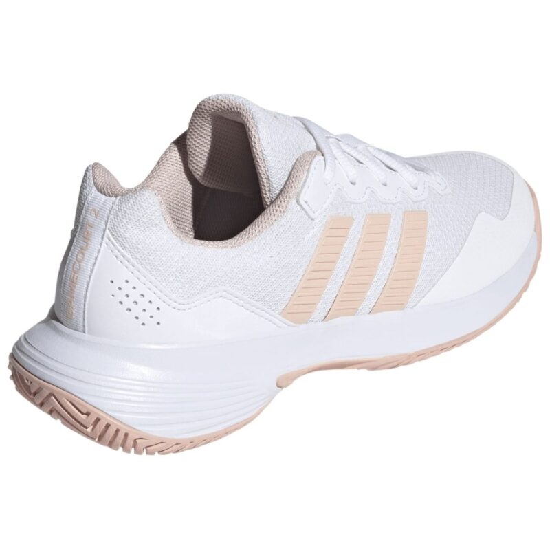 Detalles de las Zapatillas Adidas Gamecourt 2 Woman Blancas