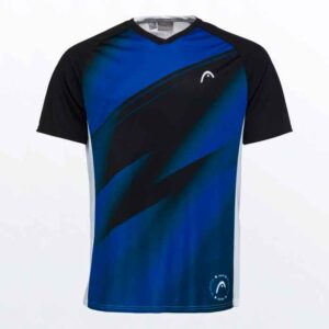 Camiseta Hombre HEAD Play Tech Azul Negra