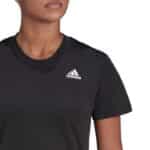 Camiseta Adidas Manga Corta Club Negra