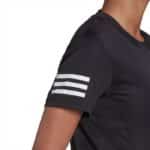 Camiseta Adidas Manga Corta Club Negra