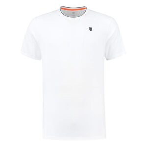 Camiseta K-Swiss Tac Hyprcourt Mesh Crew Blanca