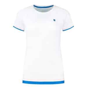 Camiseta K-Swiss Tac Hypercourt Round Neck Top Blanca