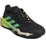 Zapatillas Barricade Clay negras-verde de Adidas