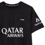 Detalle de la Camiseta Oficial NOX Agustín Tapia Negra