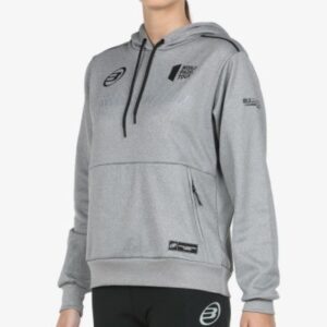 Sudadera Bullpadel Leste Gris Mujer