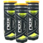 3 Botes de pelotas NOX Pro Titanium