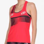 Camiseta de tirantes de Bullpadel Rufran Carmesi de Mujer