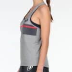Camiseta de tirantes Bullpadel de tirantes Rufran Gris Medio Mujer Camiseta de tirantes Bullpadel de tirantes Rufran Gris Medio Mujer