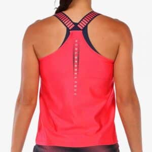 Espalda Camiseta Bullpadel Tirantes Revenga Carmesí