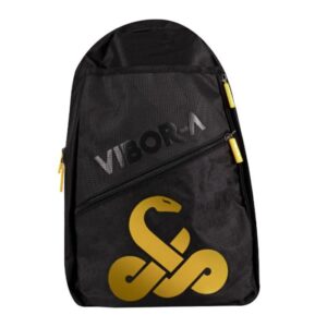 Mochila-Bandolera de Vibora en color Oro
