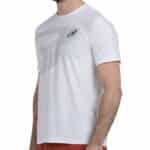 Lateral Camiseta Bullpadel Unale Blanca