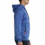 Lateral Sudadera Bullpadel Grelo Azul