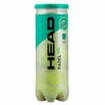 Bote de 3 pelotas Head Padel One.
