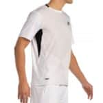 Lateral de la Camiseta color blanco Malmok de Bullpadel Lateral de la Camiseta color blanco Malmok de Bullpadel