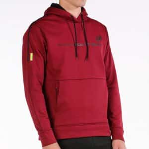 Sudadera Lipis Hombre Burdeos de Bullpadel