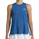 Camiseta de tirantes Bullpadel Batea Azul Oscuro Bea