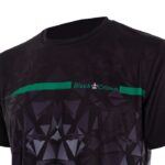 Detalle de la Camiseta Black Crown Atlanta Negra Detalle de la Camiseta Black Crown Atlanta Negra