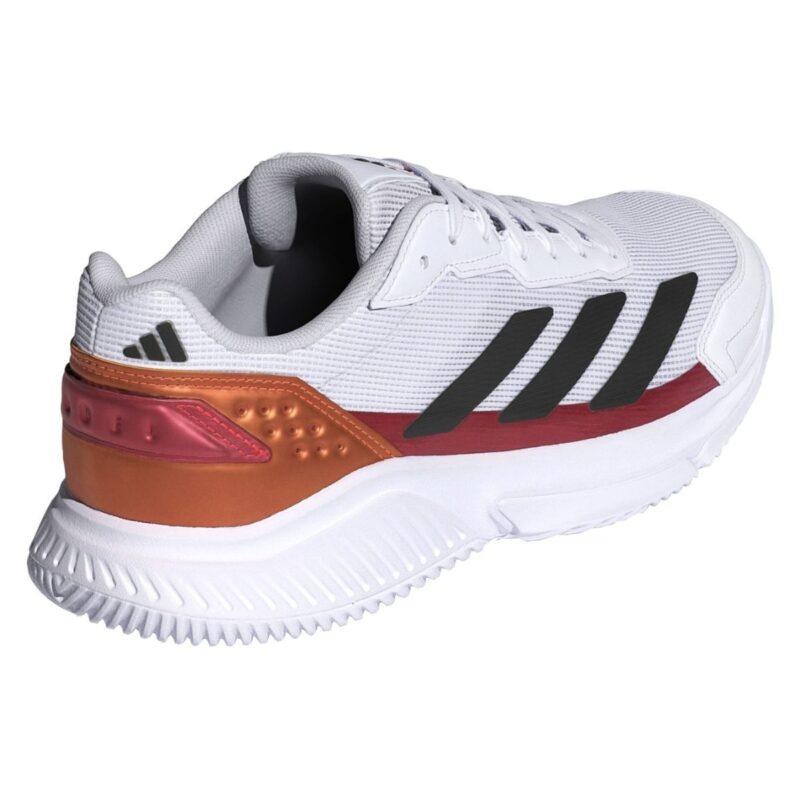 Detalle de las Zapatillas Adidas Courtquick Padel Blancas