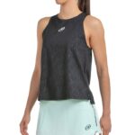 Camiseta de tirantes Bullpadel Abure negra