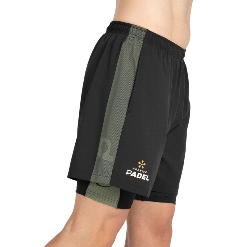 Short Bullpadel Pingu Negro Premier Padel 2026