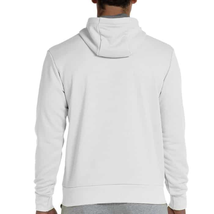 Sudadera blanca para hombre de Bullpadel