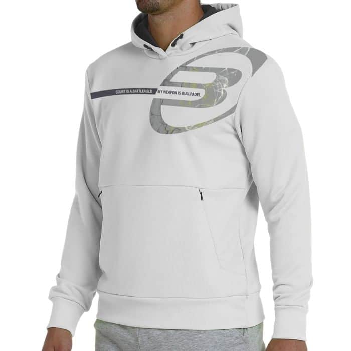 Sudadera Baiona blanca - Colección Bullpadel