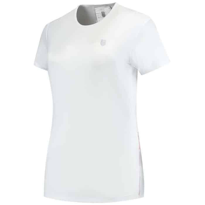Camiseta pádel K-Swiss mujer blanca Hypercourt Advantage Camiseta pádel K-Swiss mujer blanca Hypercourt Advantage
