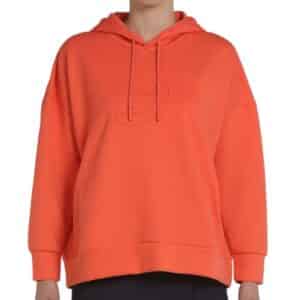Sudadera naranja mujer Bullpadel