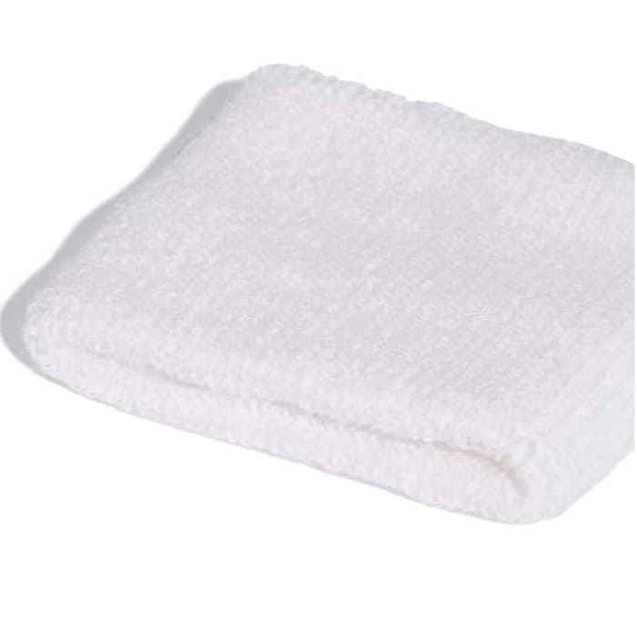 Muñequera pádel Adidas blanca pequeña