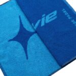 Detalle de la Toalla StarVie Azul entrenamiento