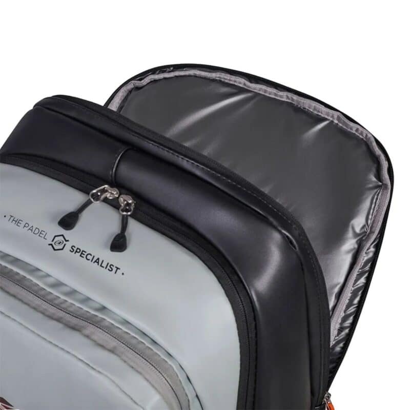 Compartimento de la Mochila de Paquito Navarro Hack color gris verdoso